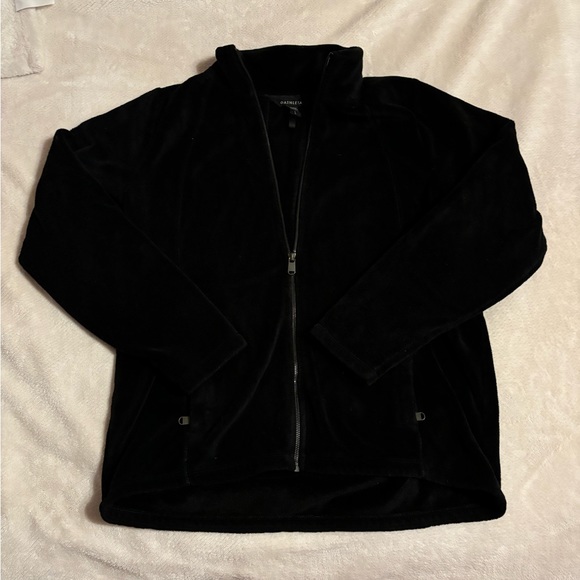 Athleta Velour Zip-Up - Picture 1 of 8